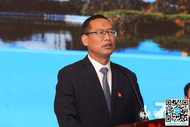 安宁市委书记张勤勋做陈述 蒋林昆供图 安宁市委书记张勤勋做陈述 蒋林昆供图